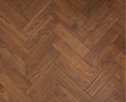 Emberwort Herringbone Engineered Oak Flooring, Brushed, UV Lacquered, 80x10x300mm