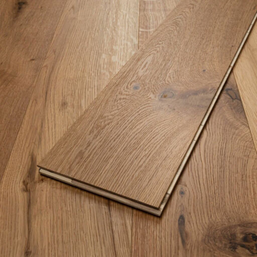 Tradition Engineered Oak Flooring, Rustic, Brushed, Oiled, 190x14x1900 mm
