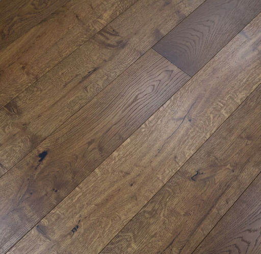 Tradition Engineered Oak Flooring, Scandi Smoked, Brushed, UV Oiled, 190x14x1900mm