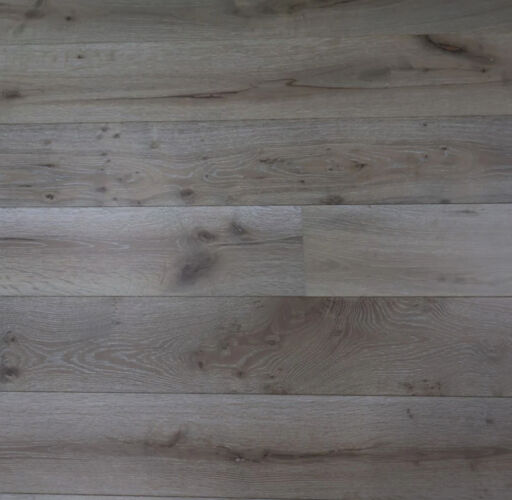 Tradition Engineered Oak Flooring, Whiteleaf Grey, Brushed, Matt Lacquered, 190x14x1900mm