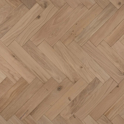 Tradition Engineered Oak Parquet Flooring, Herringbone, Unfinished, Prime, 90x14x450mm