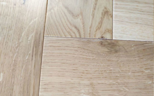 Tradition Engineered Oak Parquet Flooring, Natural, Lacquered, 90x18x400 mm
