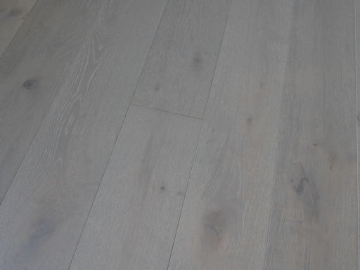 Tradition Harbour Grey Engineered Oak Parquet Flooring, Rustic, Brushed & Matt Lacquered, 190x14x1900mm