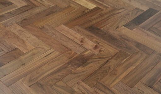 Tradition Select Engineered Walnut Herringbone Flooring, UV Lacquered, 150x18x600mm