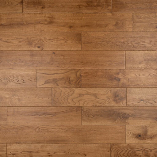 Tradition Solid Golden Oak Hardwood Flooring, Rustic, Handscraped, UV Oiled, RLx125x18mm