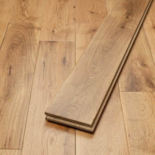 Tradition Solid Oak Flooring, Rustic, Lacquered, RLx90x18mm