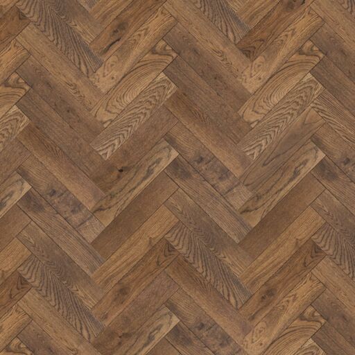 V4 Tannery Brown Engineered Oak Parquet Flooring, Rustic, Distressed & UV Colour Oiled, 90x14x400 mm.