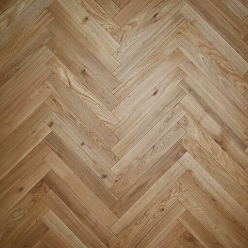 V4 Tundra Engineered Oak Herringbone Flooring, Rustic, Brushed & UV Oiled, 70x11x490 mm