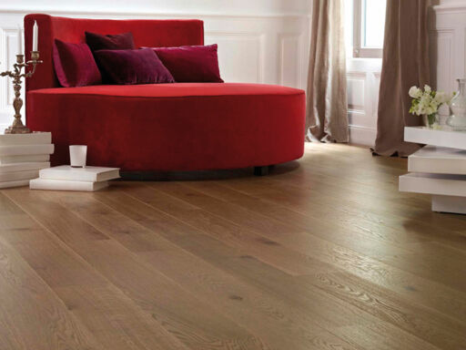 Xylo Coffee Stained Engineered Oak Flooring, Rustic, Brushed & UV Lacquered, 190x14x1900mm