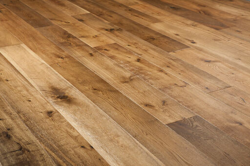 Xylo Engineered Oak Flooring, Rustic, Smoked, Brushed, UV Oiled, 190x14x1900mm