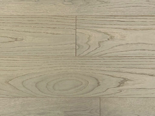 Xylo Oak Engineered Flooring, Mink Silver Grey Stained Oak, Brushed, UV Oiled, 190x14x1900mm