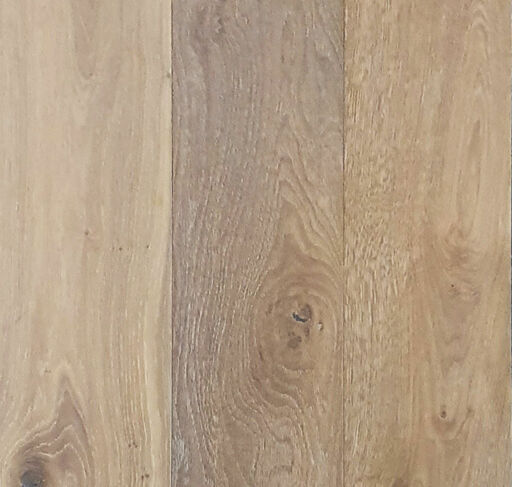 Xylo White Stained Engineered Oak Flooring, Rustic, Brushed & Smoked, UV Oiled, 190x14x1900 mm