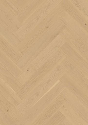 Boen White Oak Herringbone T/G Wood Flooring, Brushed, Live Natural, 10.5x137x790mm