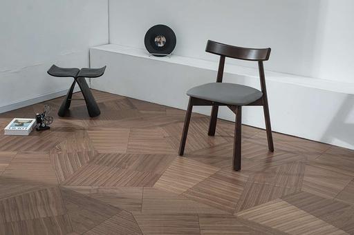 Tradition Select Engineered Walnut Parquet Flooring, UV Lacquered, 363x15x528mm