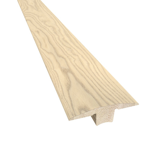 Kahrs Mouldings T-Moulding Ash White, Matt Lacquered