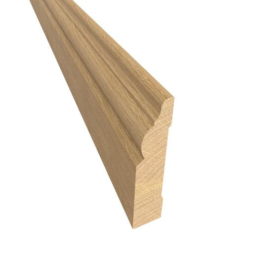 Kahrs Skirtings Solid Skirting Oak, Satin Lacquered